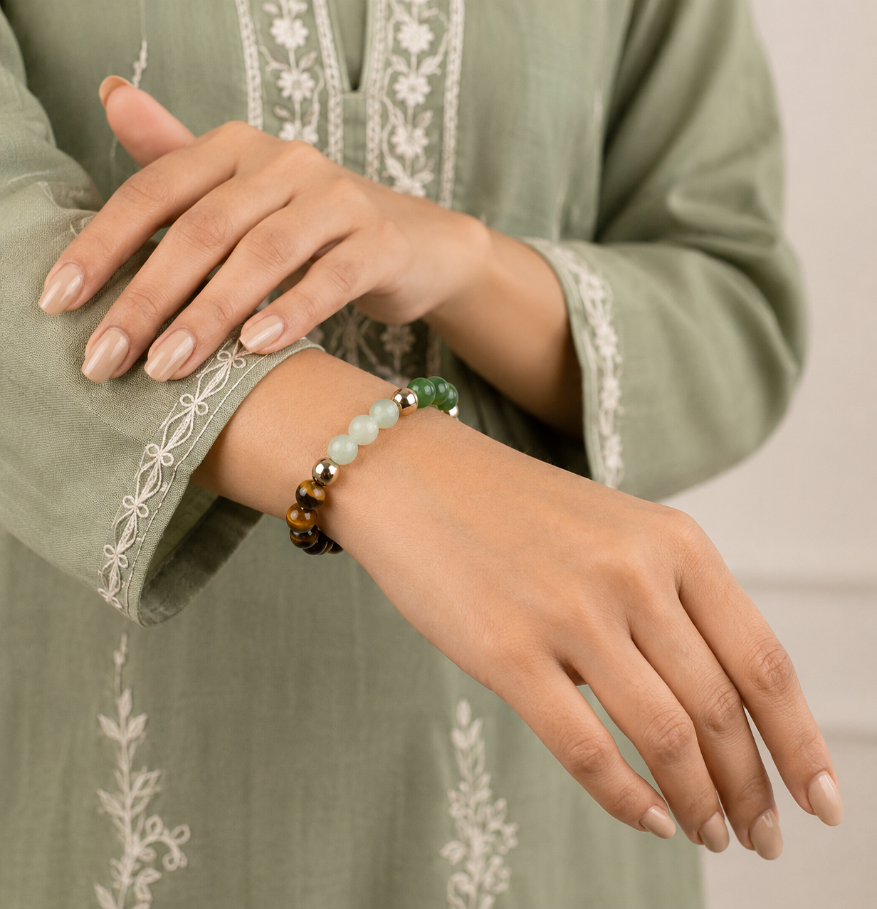 Dhanyog/ money magnet bracelet lab certified
