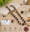 Divya Rudraksha Karungali mala (with free 5 mukhi rudraksha)