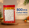 Premium Cotton Wicks/ Ruibatti for Daily Pooja & Aarti( COMBO PACK OF 2 PACKET)