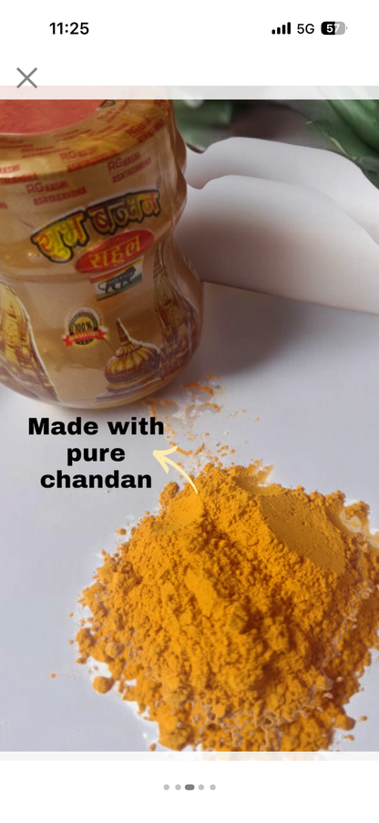 Divya Kashi astgandh powder/ puja tilak powder ( pack  of 12)