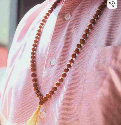 Rudraksha mala 108+ 1 bead ( with lab certificate)