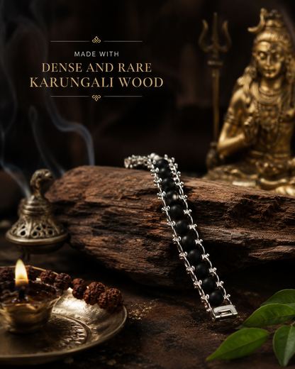Certified Original Karungali Mala and karungali bracelet combo