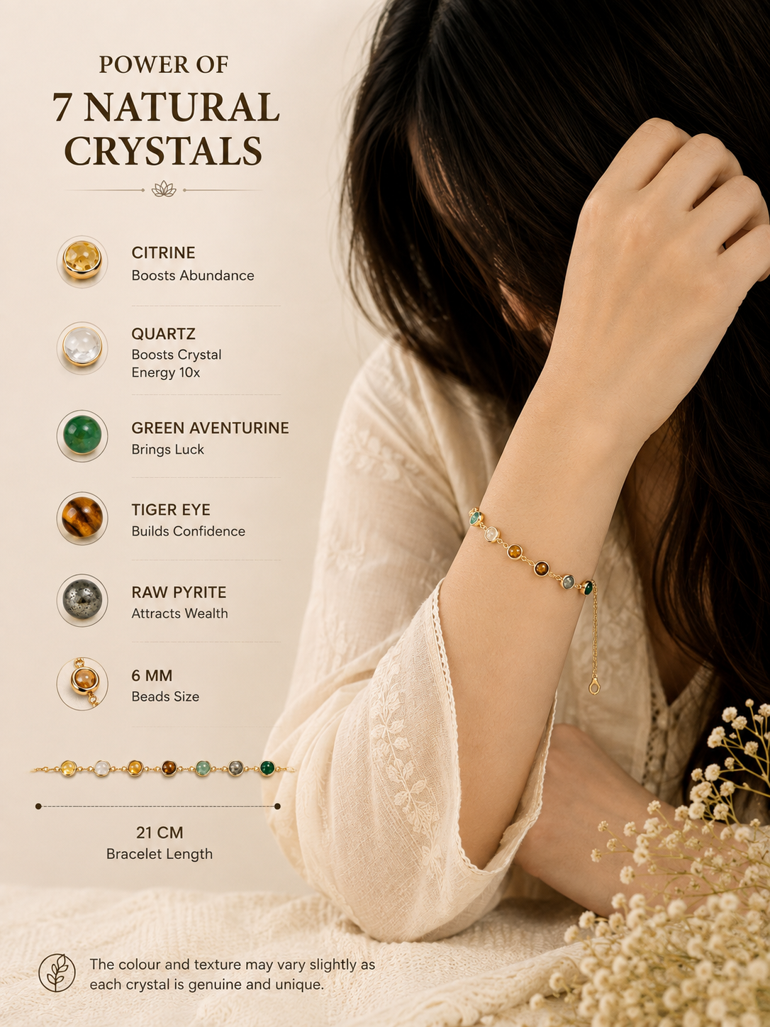 Metal dhanyog bracelet for women