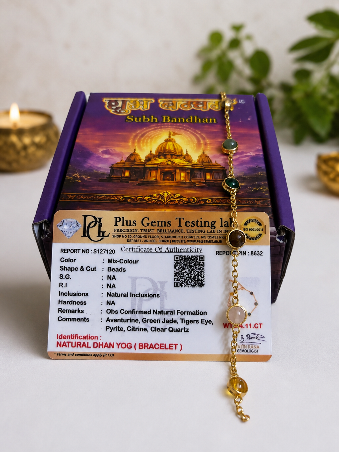 Metal dhanyog bracelet for women