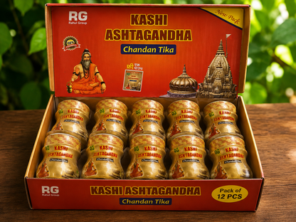 Divya Kashi astgandh powder/ puja tilak powder ( pack of 12 boxes)